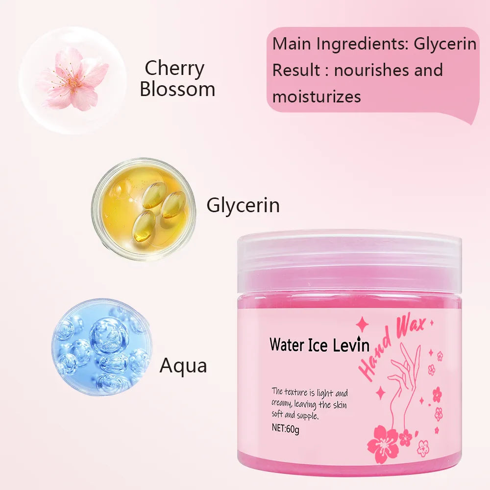 Cherry Blossom Paraffin Hand & Foot Wax Peel-Off Mask – 60g