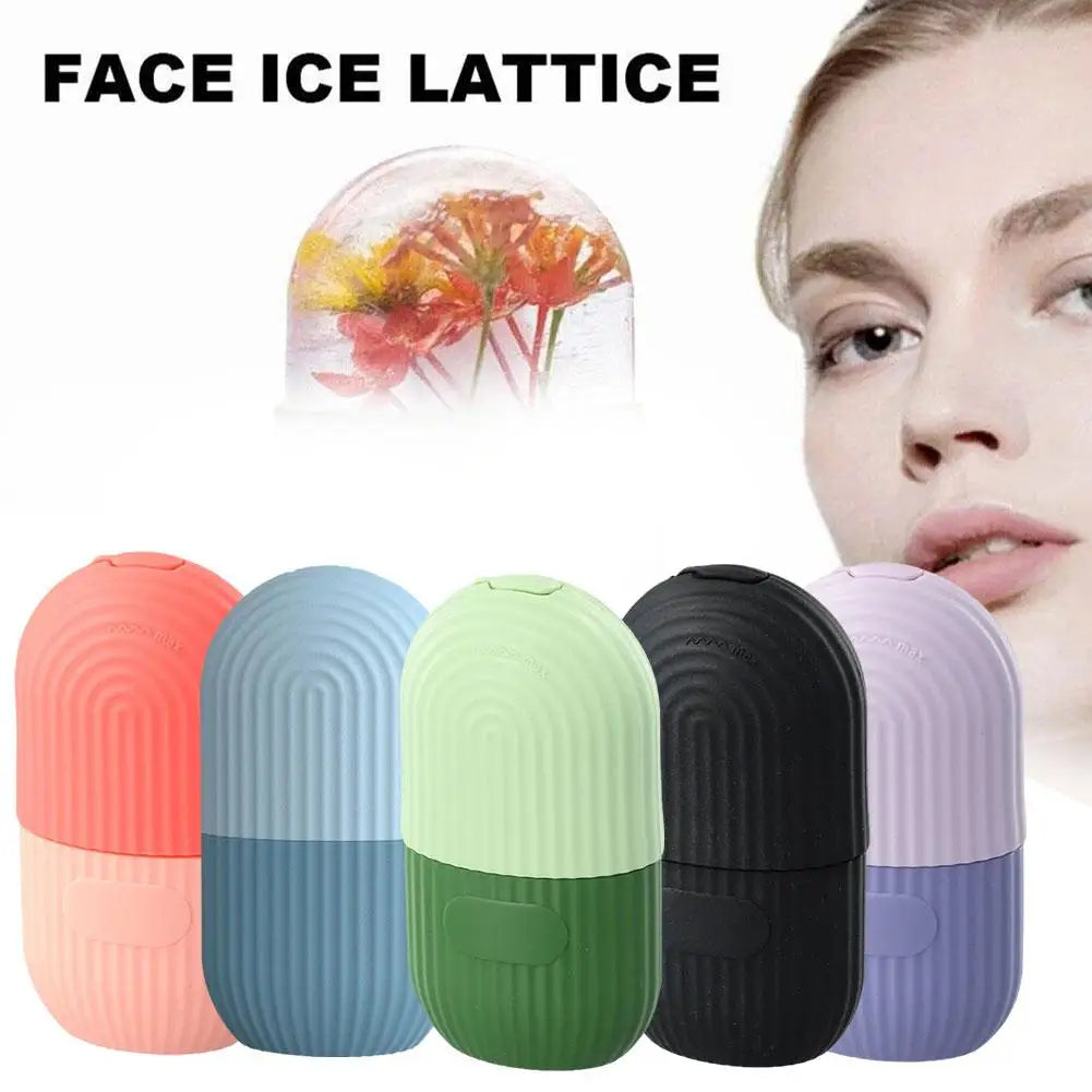 Silicone Ice Face Mold & Roller – Gua Sha Skin Care Tool