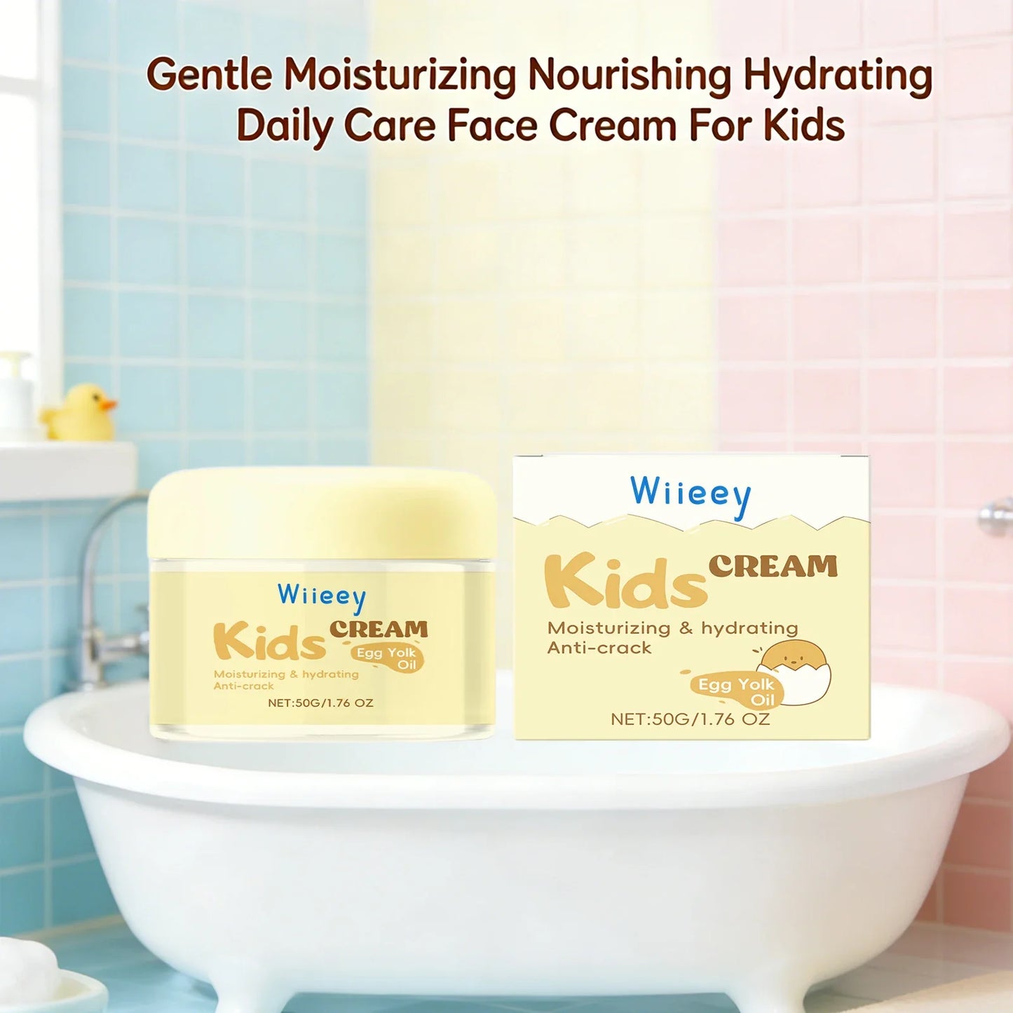 Wiieey Kids Anti-Crack Facial Cream – Deep Moisturizer 50g