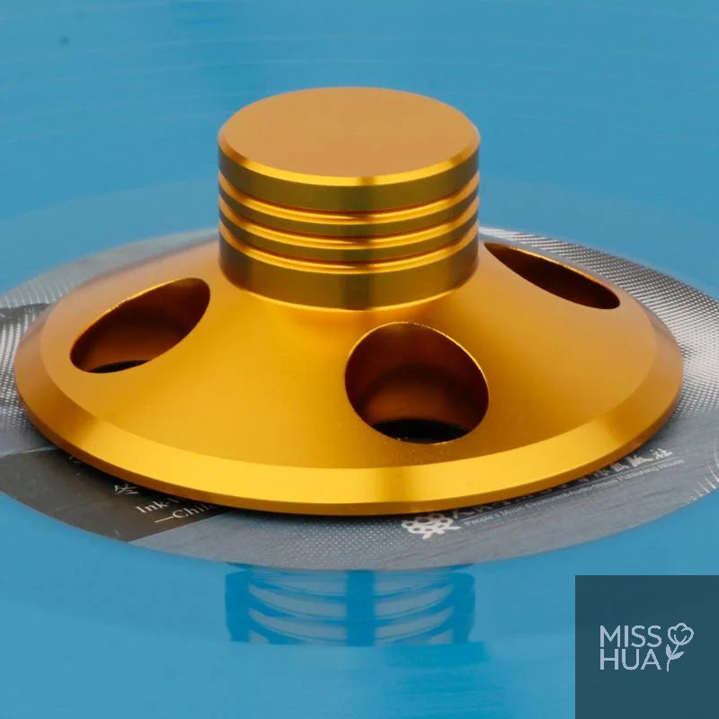 Vinyl Record Weight Stabilizer | Aluminum Turntable Clamp