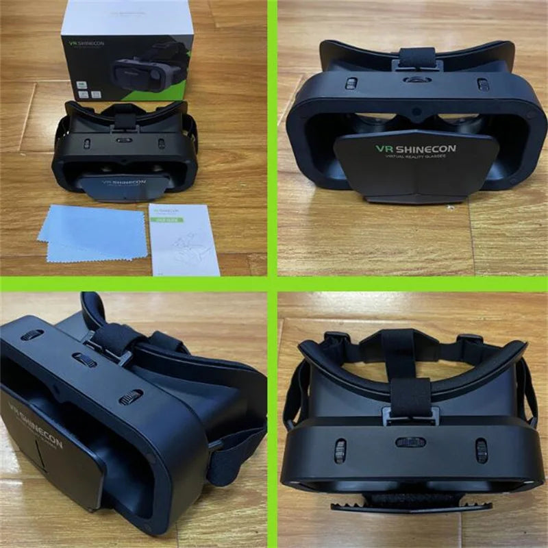 Shinecon 3D VR Headset Glasses for iPhone & Android | 120° FOV