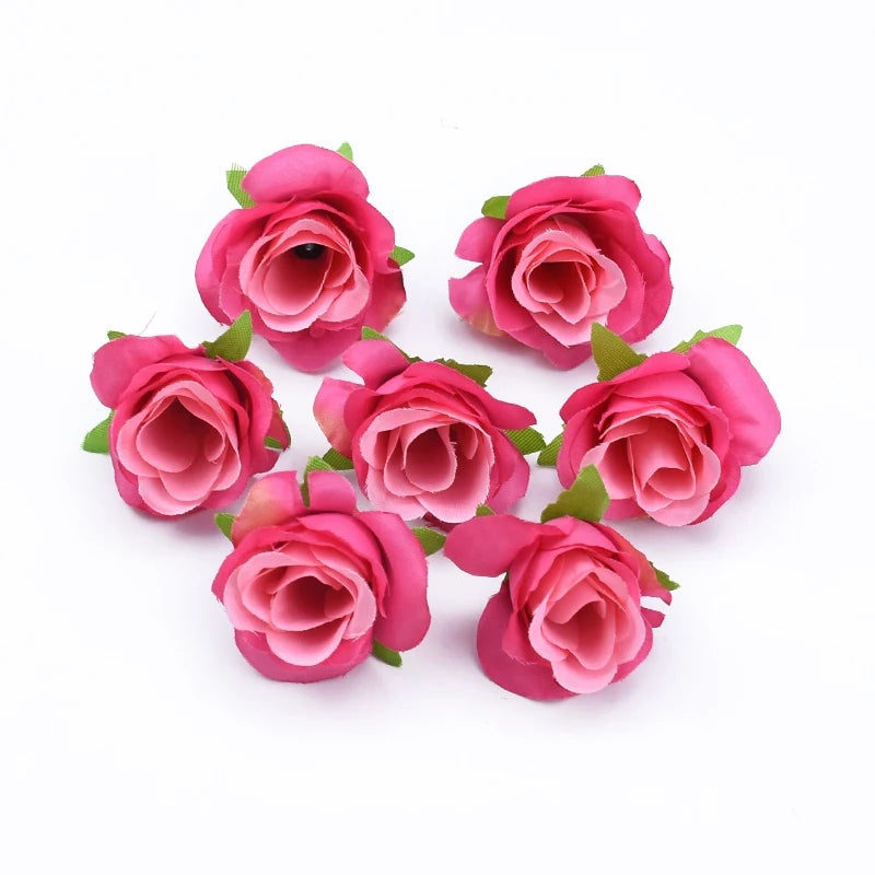 Silk Rose Bud Artificial Flowers – Wedding, Party & Home Decor Artificial Silk Flowers Peaceful Pleasures Health and Wellness color 4 50pcs