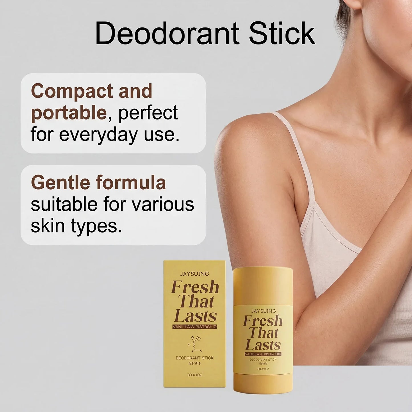 Vanilla Deodorant Antiperspirant Stick – Odor & Sweat Control