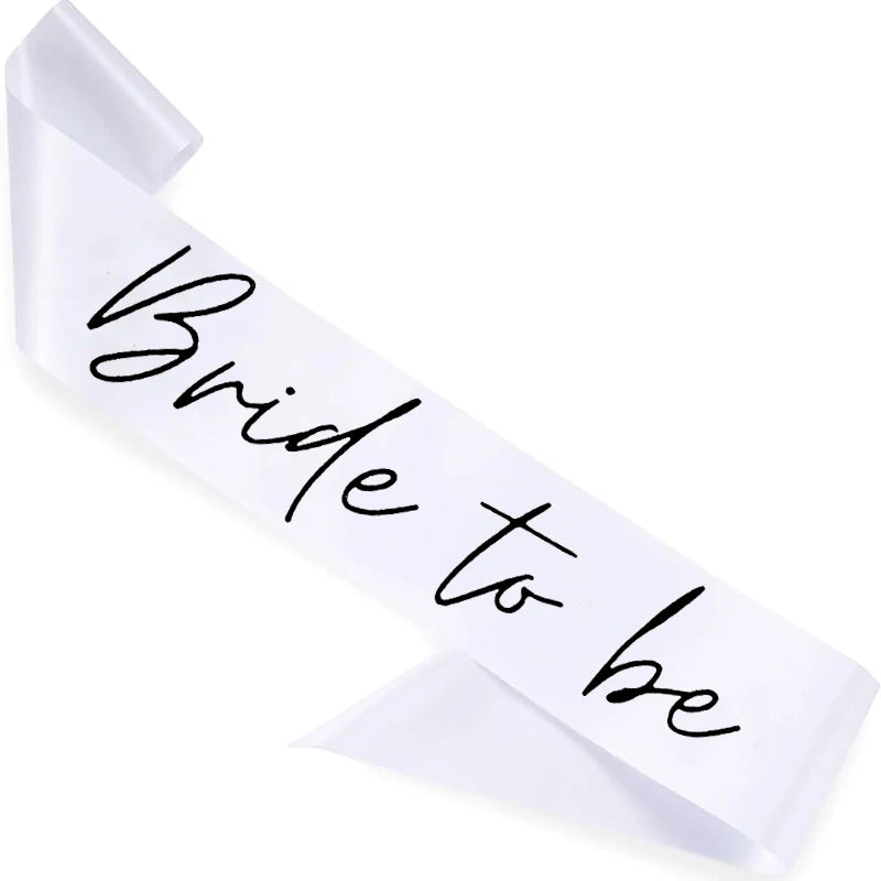 Bridal Sash – Bride, Bridesmaid & Bachelorette Party Sashes Bridal Party Sash Peaceful Pleasures Health and Wellness bride to be