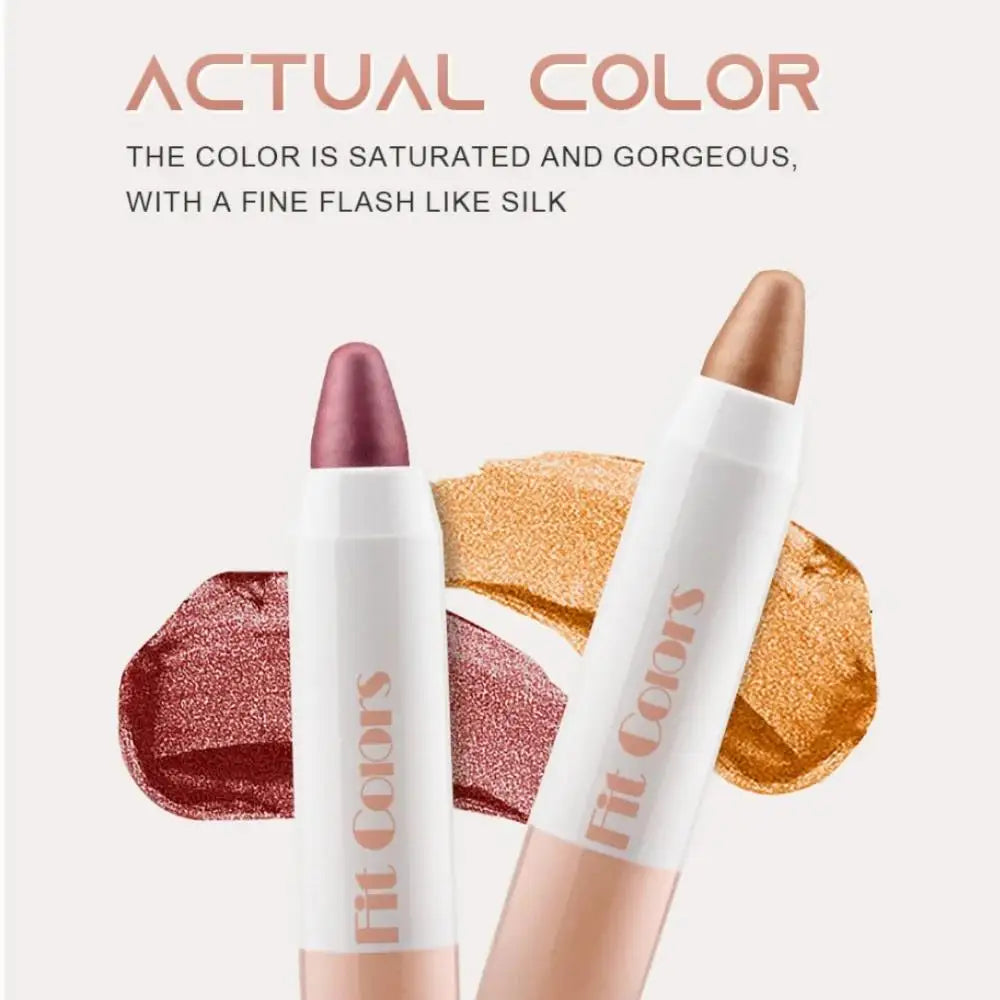 Fit Colors Pearl Shimmer Eyeshadow Stick Set – 6 Shades