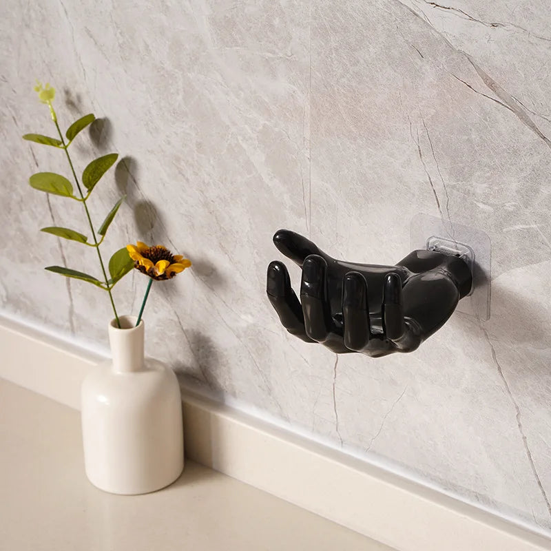Palm Hand Shaped Wall Hook – No-Drill Decorative Hanger