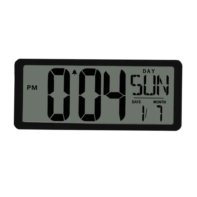 Nordic Digital Alarm Clock | LCD Wall Mount & Desk Clock