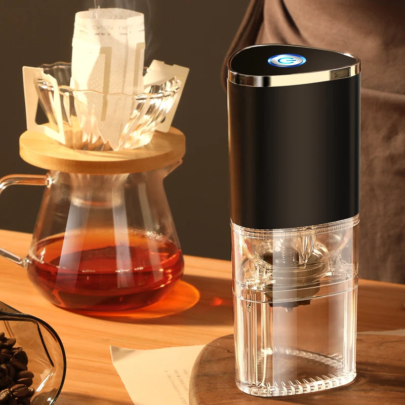Portable Electric Coffee Grinder TYPE C USB Charge Ceramic Grinding Core Home Coffee Beans Pulverizer Grinder Peaceful Pleasures Health and Wellness