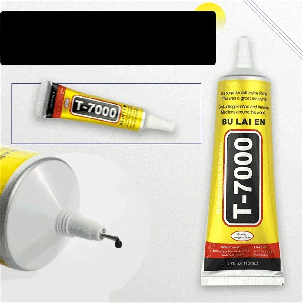 15ML T7000 Black Contact DIY Glue Repair Adhesive With Precision Applicator Tip Peaceful Pleasures Health and Wellness