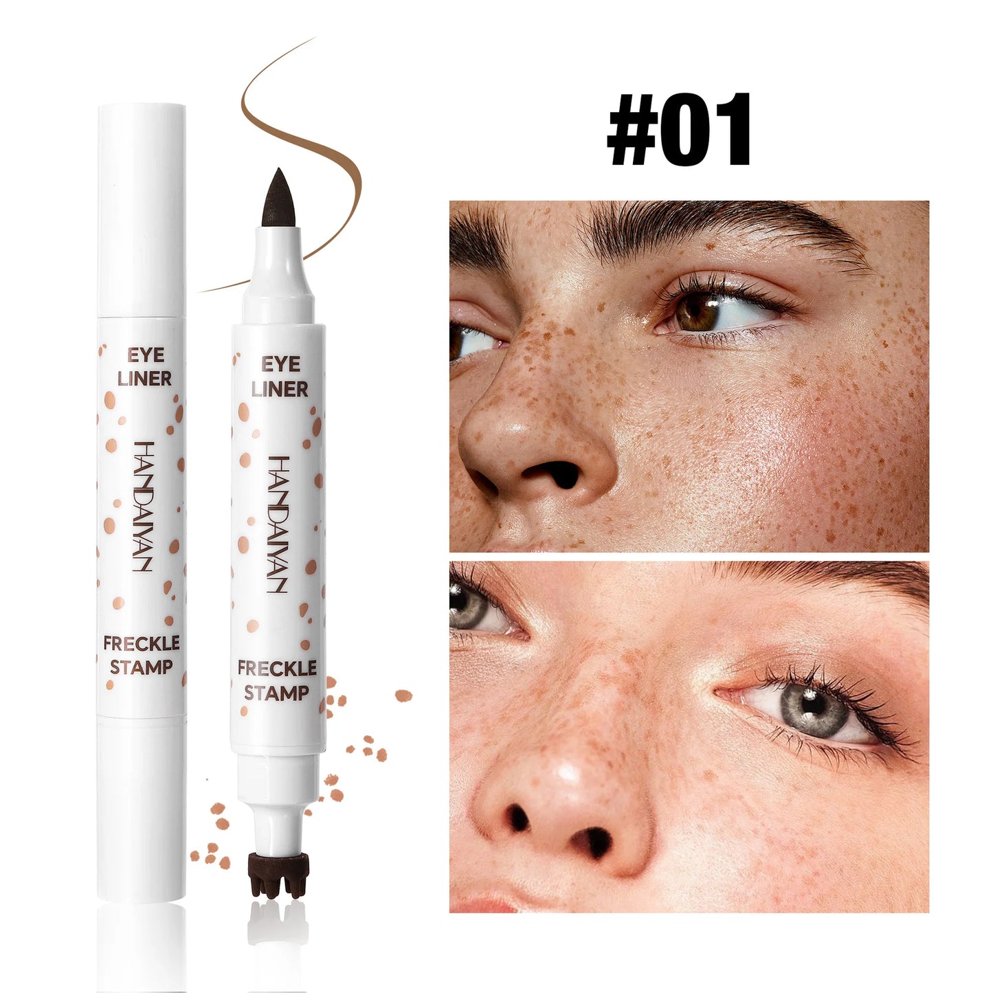 Waterproof Freckle Pen – Natural Lifelike Faux Freckles Makeup