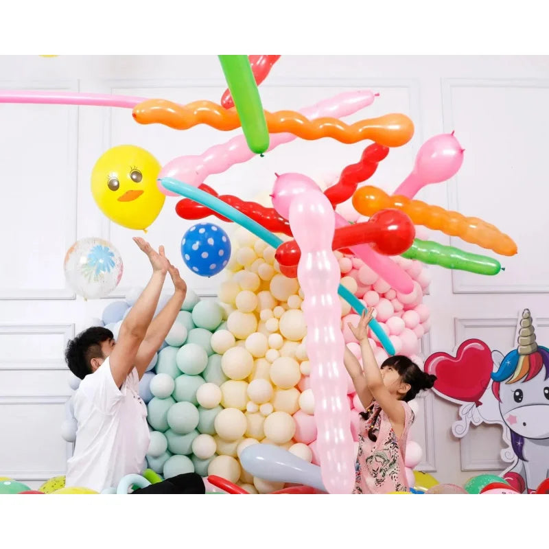 50/100 Pcs Cartoon Animal Balloons – Duck & Rabbit Party Decor