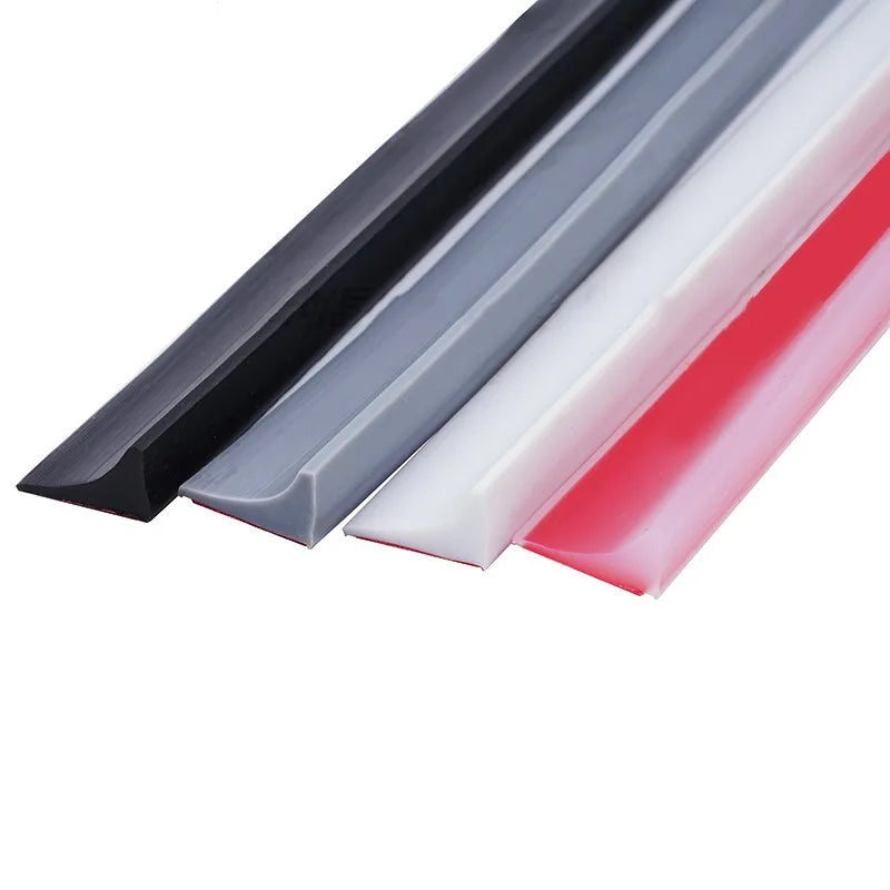 Silicone Shower Water Stopper – Self-Adhesive Seal Strip