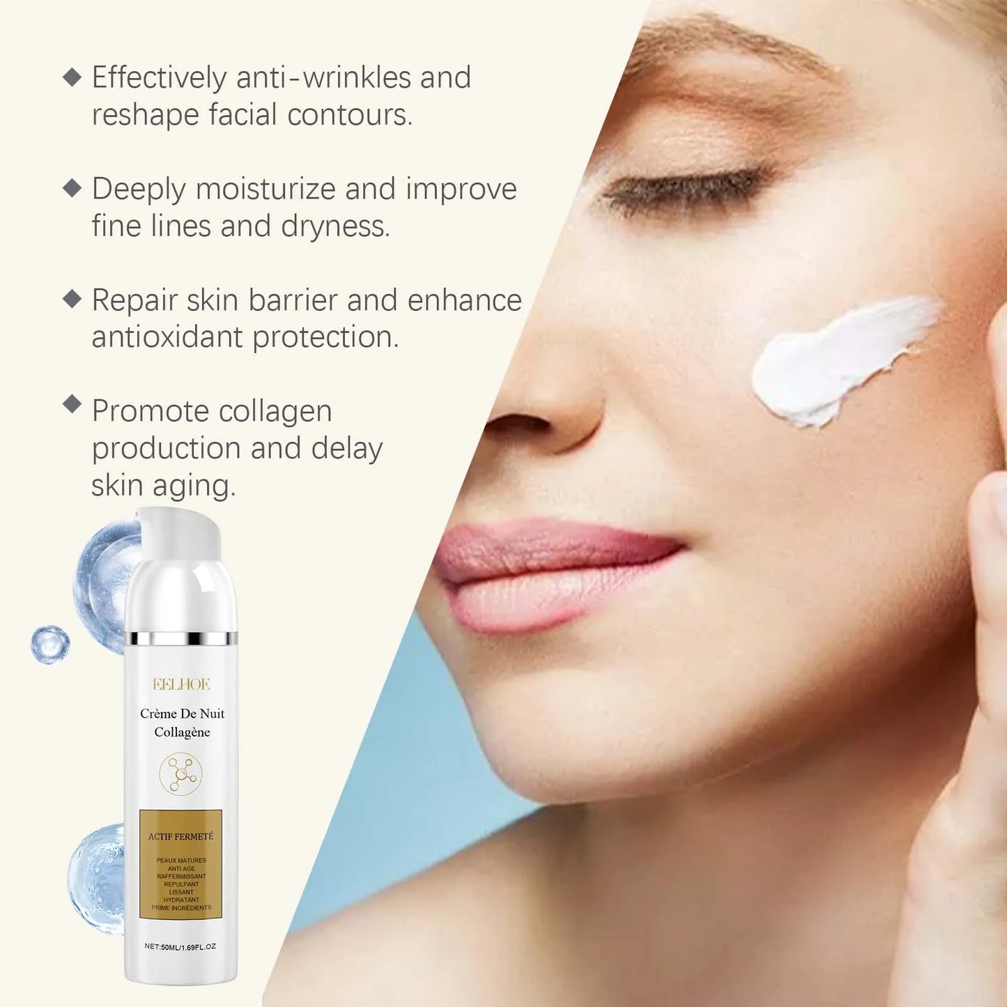 Anti-Aging Firming Face Cream with Collagen & Shea Butter