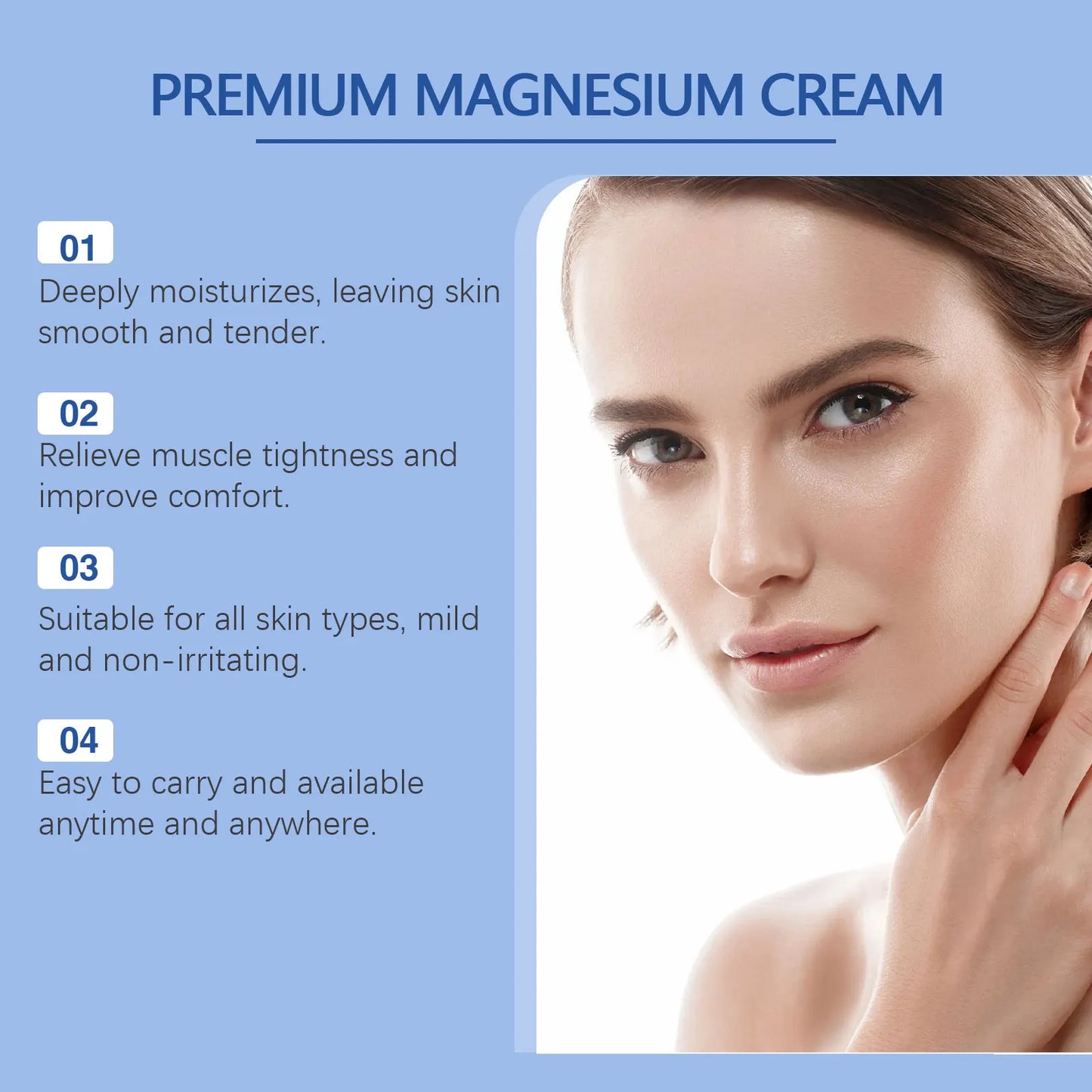 Magnesium Body Cream – Lavender Sleep Lotion 3.17 oz Magnesium Body Cream Peaceful Pleasures Health and Wellness