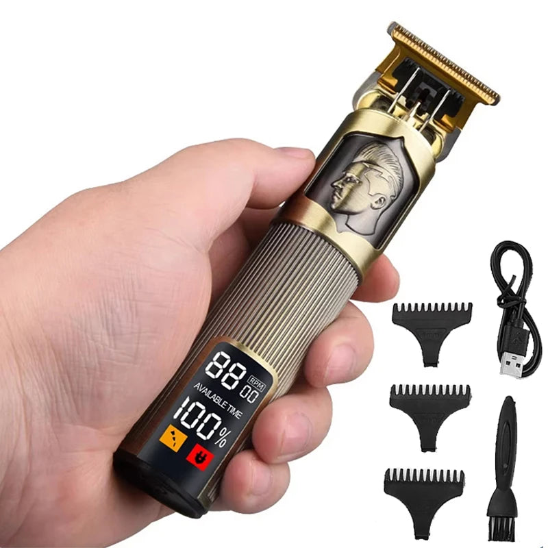 XMSJ T9 USB Rechargeable Men's Hair Clipper & Trimmer