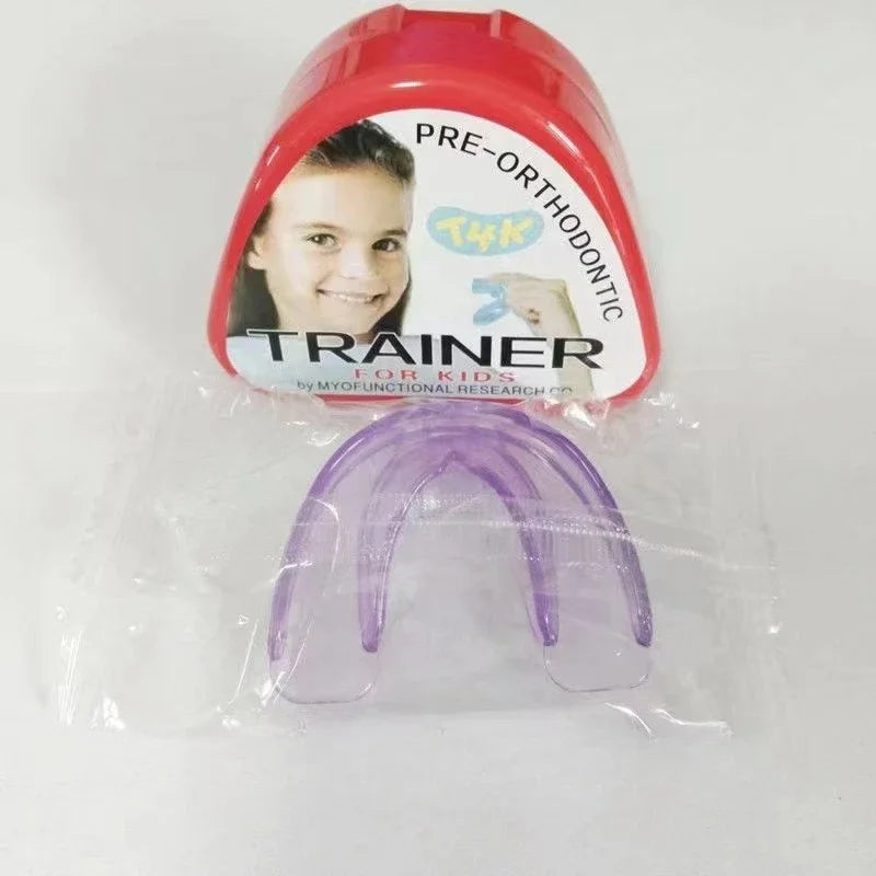T4A&T4K Dental Tooth Orthodontic Appliance Teeth Trainer for Adults Children Dental Alignment Braces Tooth Whitening Peaceful Pleasures Health and Wellness T4K Purple