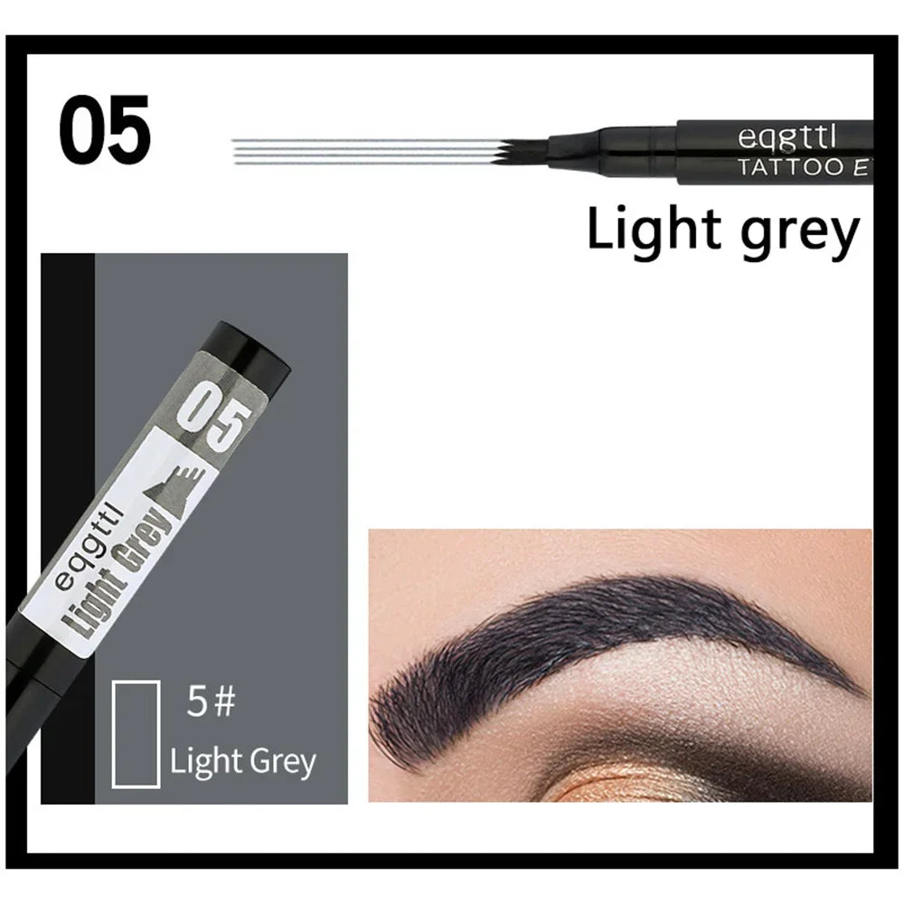 Waterproof Liquid Eyebrow Pencil | Long-Lasting 6 Shades