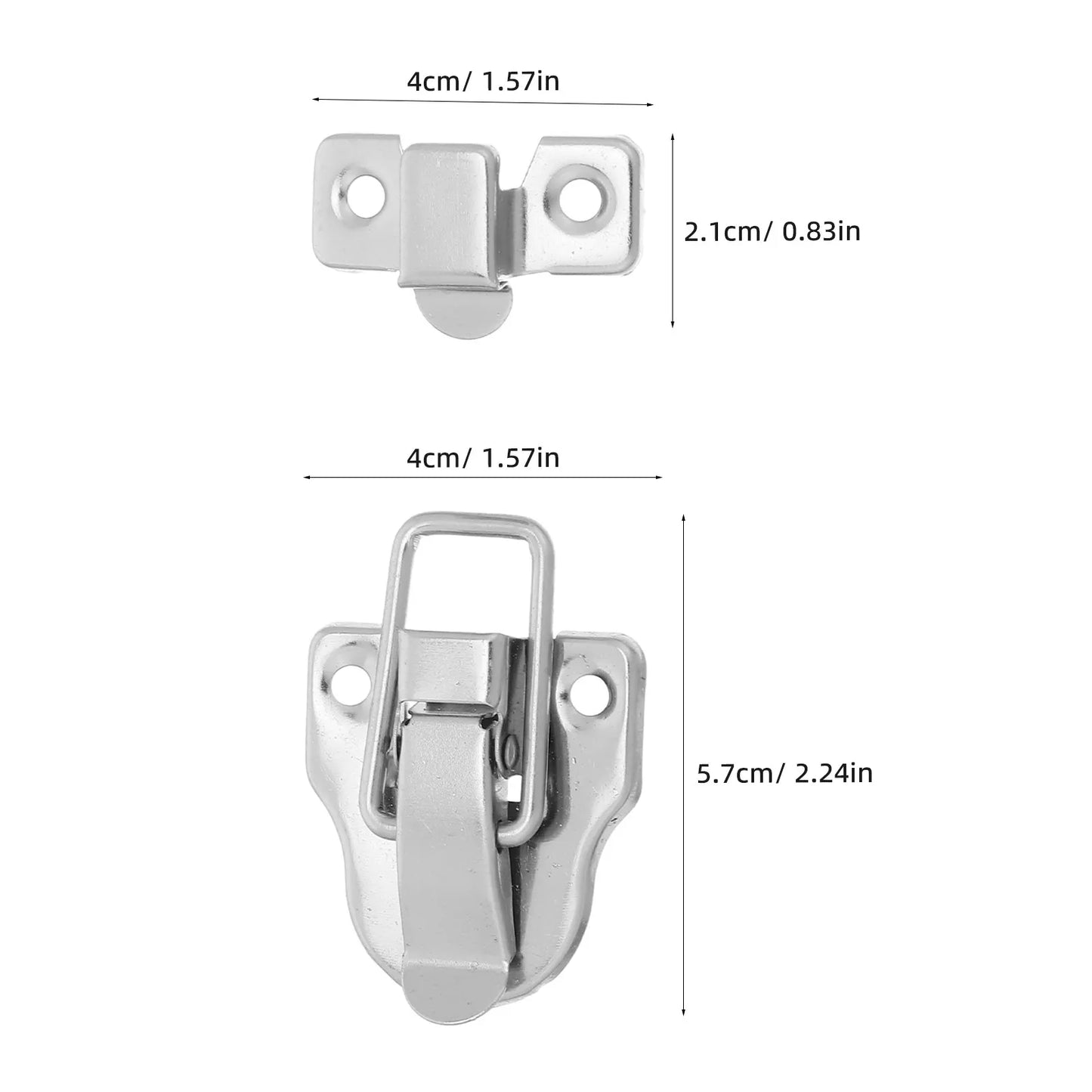 12Pcs Classical Box Latch Hardware Decorative Metal Hasp Toggle Lock for Wood Boxes Jewelry Cases Tool Chests DIY Storage Peaceful Pleasures Health and Wellness
