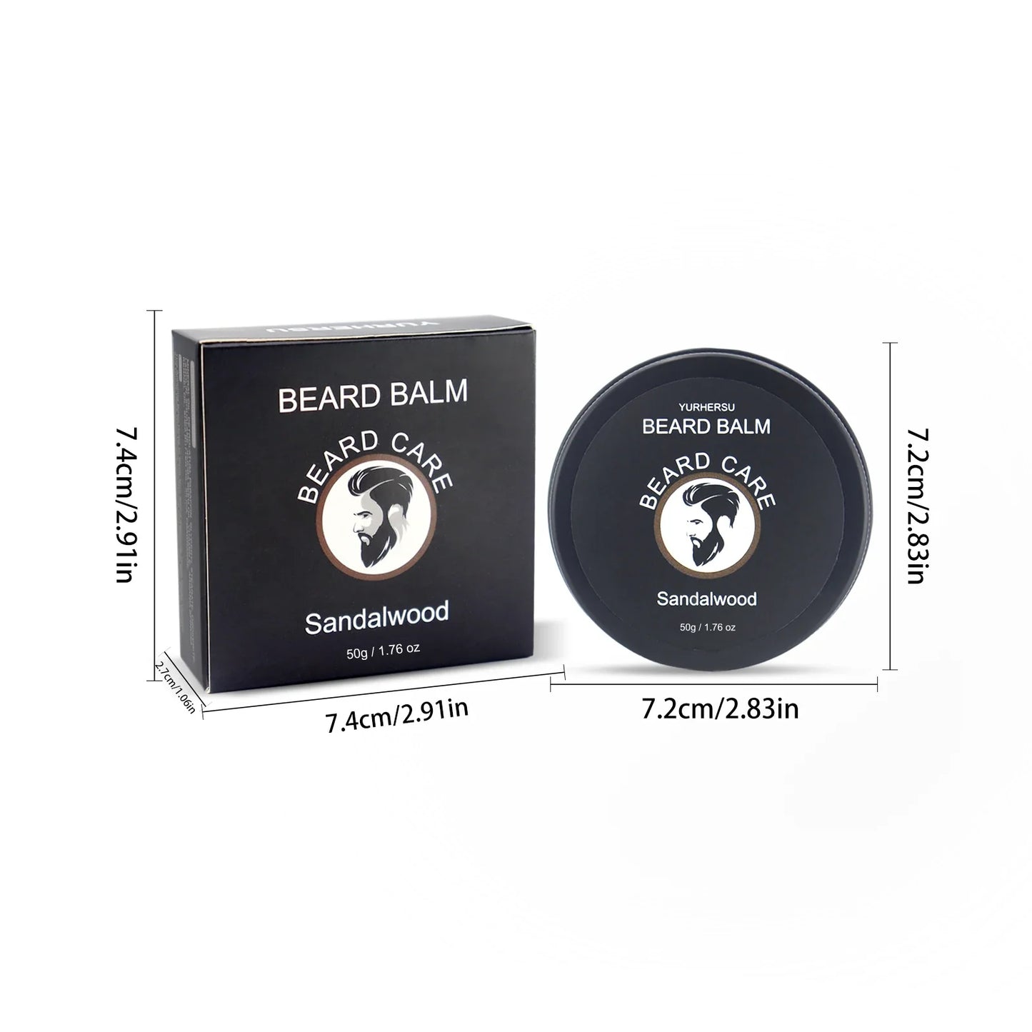 Men's Beard Shaving Cream – Smooth 50g Formula