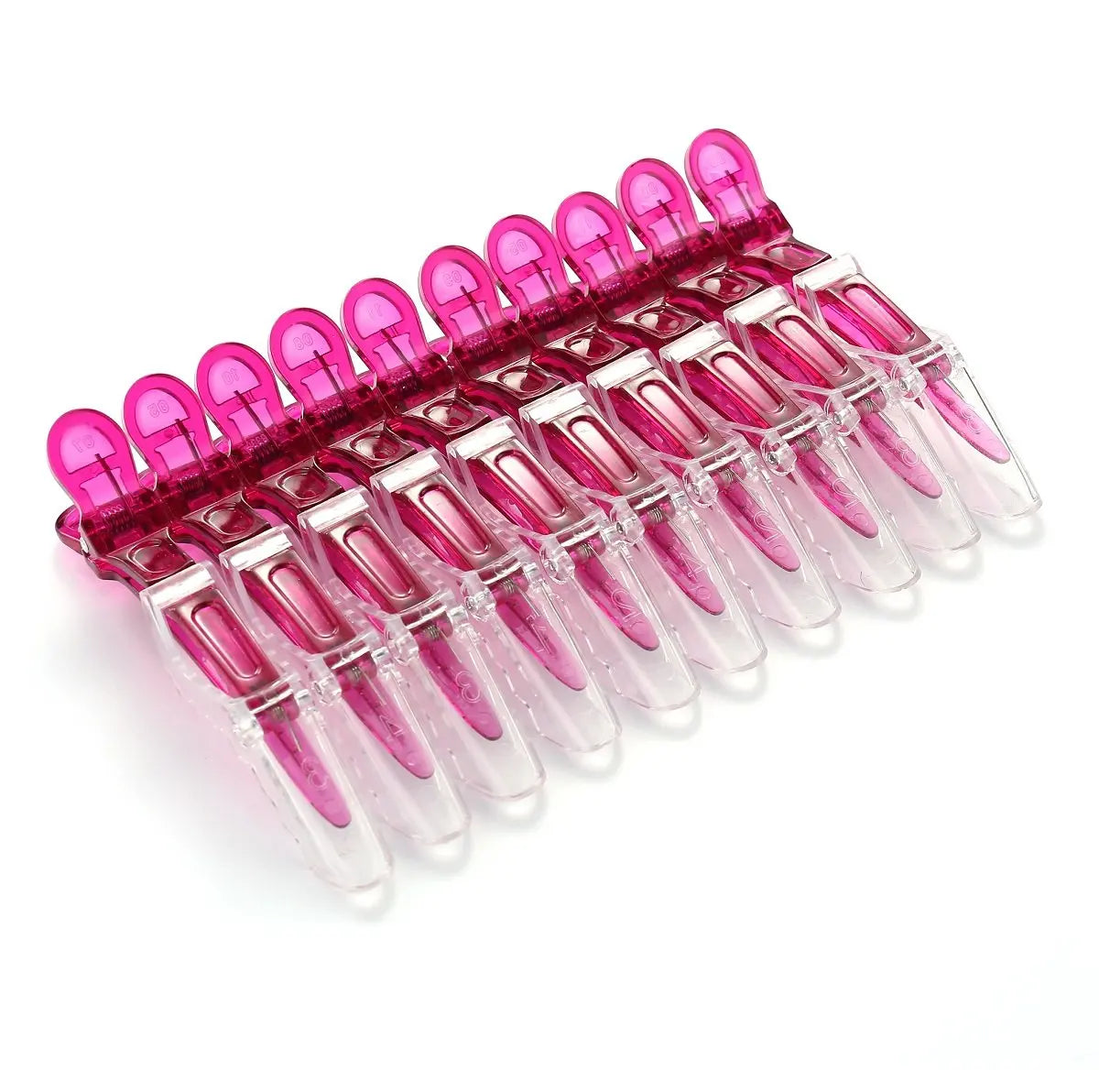 10pcs/Lot Hairdressing Clips Haircut Partition Styling Hairpins Non Slip Alligator Clips Barber Professional DIY Accessories Peaceful Pleasures Health and Wellness pink CN