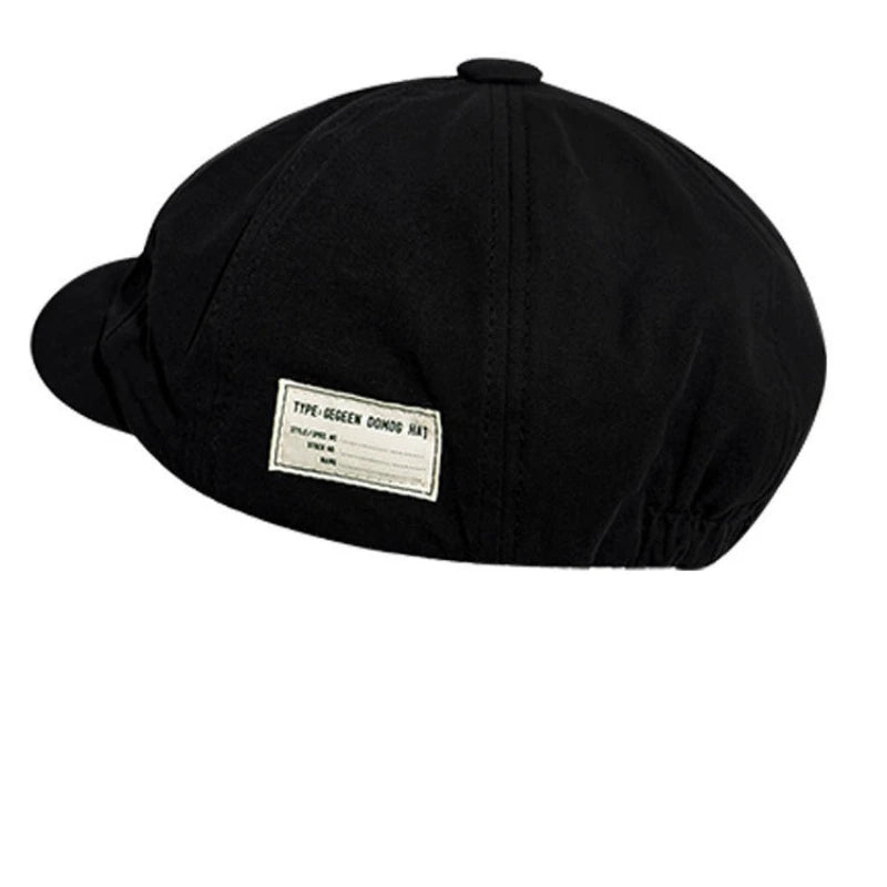 Retro Cotton Beret Hat | Unisex Painter Cap, Face-Slimming