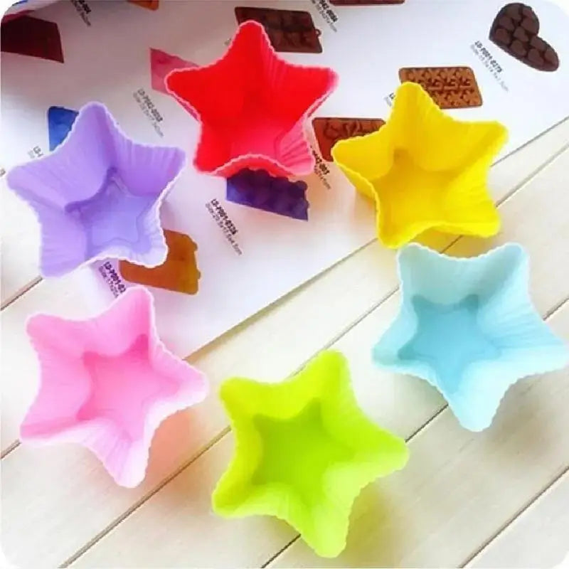 Silicone Cupcake Mold Liner Reusable Muffin Baking Nonstick Moulds