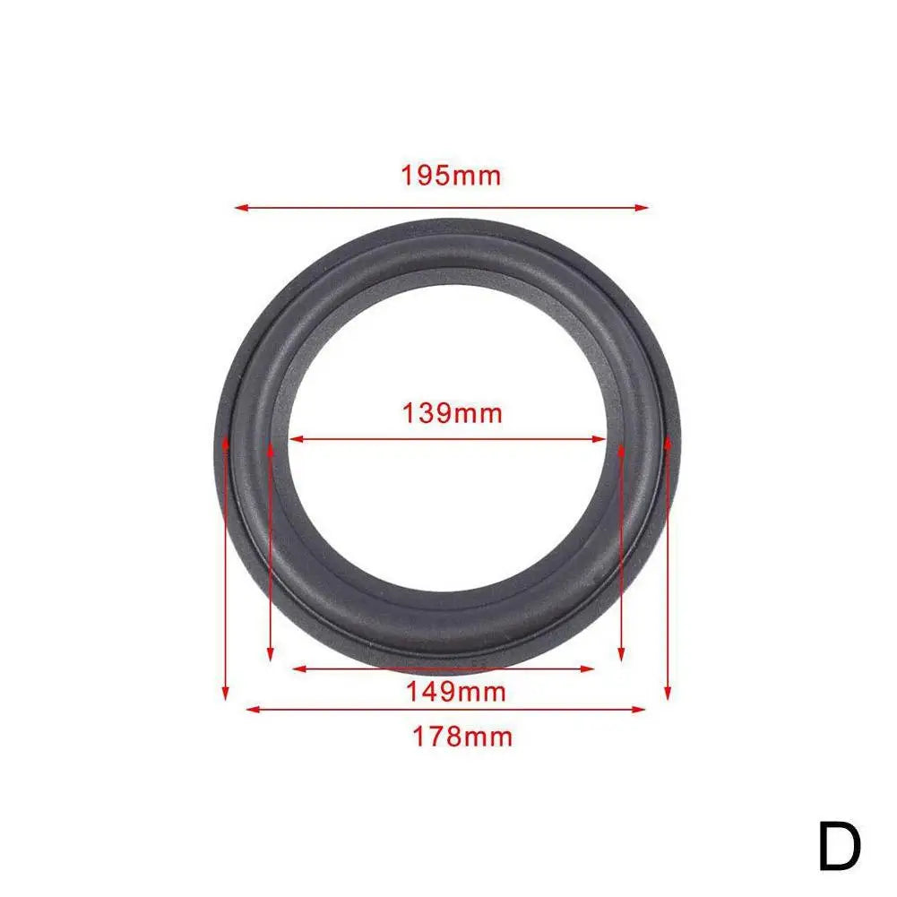 Rubber Speaker Surround Edge Woofer Repair 3–12 Inch