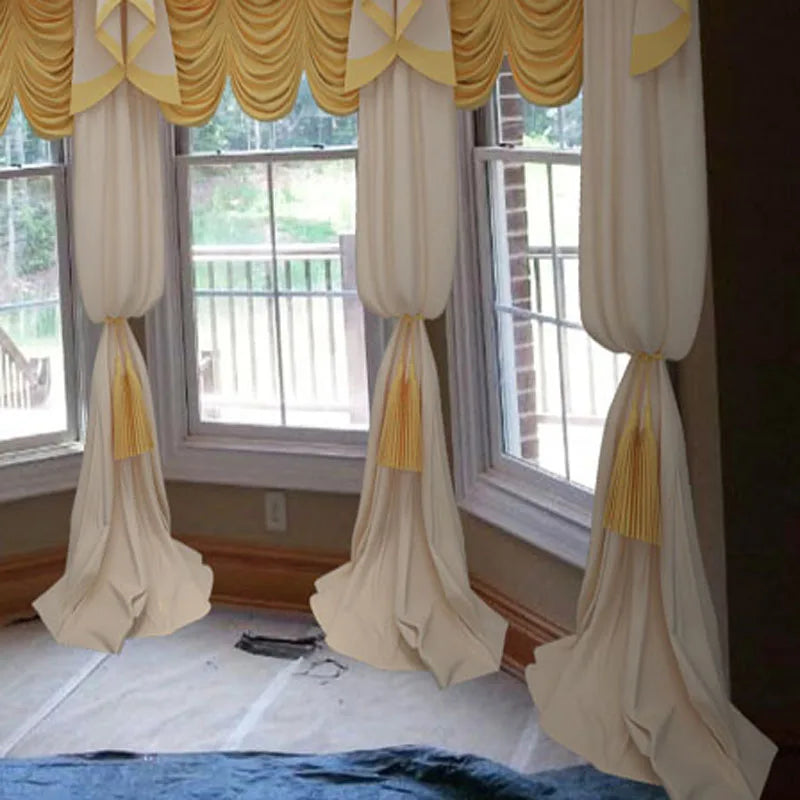 Luxury Velvet Curtain Set | Roman Blinds, Drapes & Valance