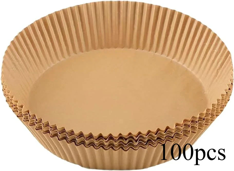 Square Air Fryer Parchment Liners 50/100 Pack | Non-Stick