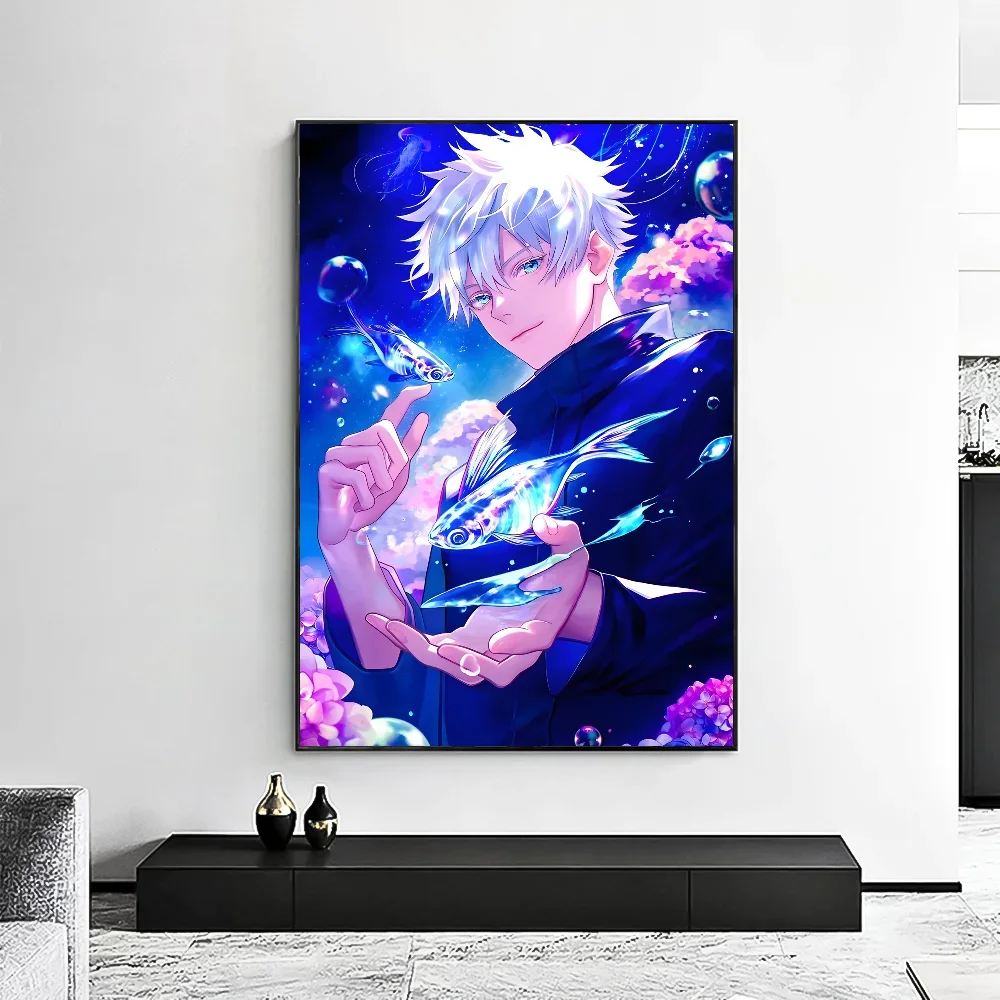 Satoru Gojo Canvas Wall Art | Jujutsu Kaisen Anime Poster
