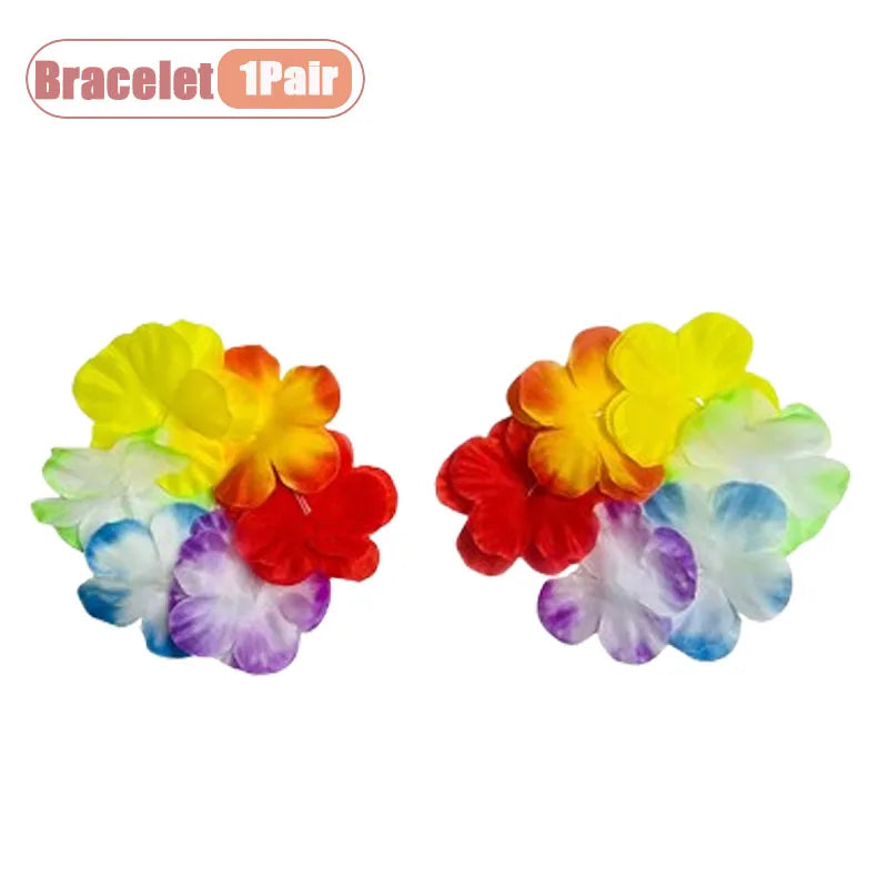 Faux Flower Headband & Wristband Set | Floral Crown Corsage
