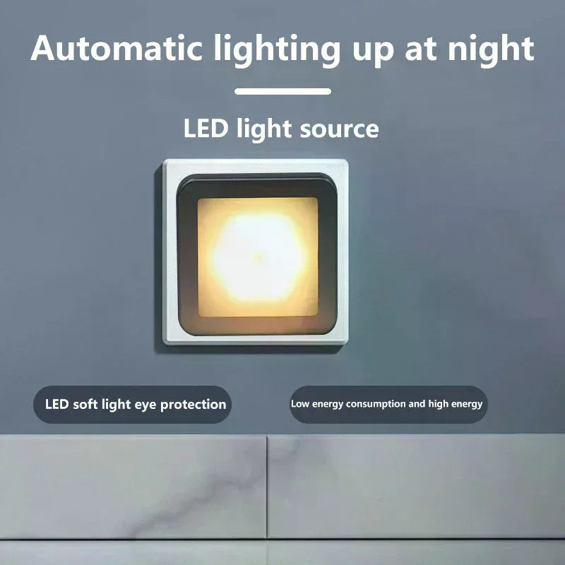 Motion Sensor LED Night Light – Battery Operated, Baby & Hallway Motion Sensor Night Light Peaceful Pleasures Health and Wellness
