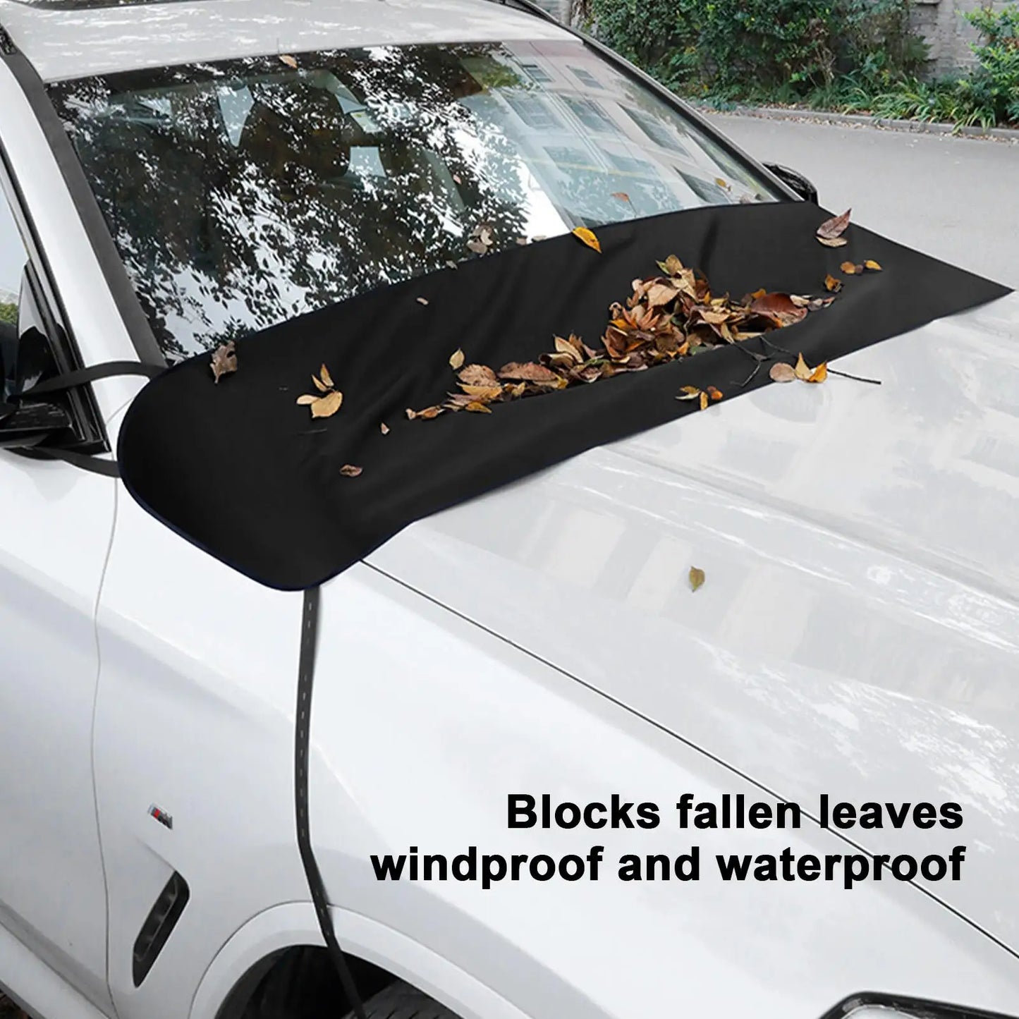 Car Windshield Cover Four-Season Protective Cover Shade Blocking Waterproof Protector For Truck Auto Leaves Protection Dust Peaceful Pleasures Health and Wellness