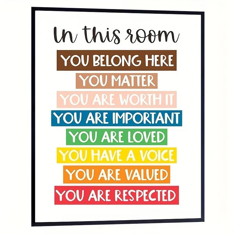 You Are Significant Rainbow Canvas Wall Art | Kids Room Decor