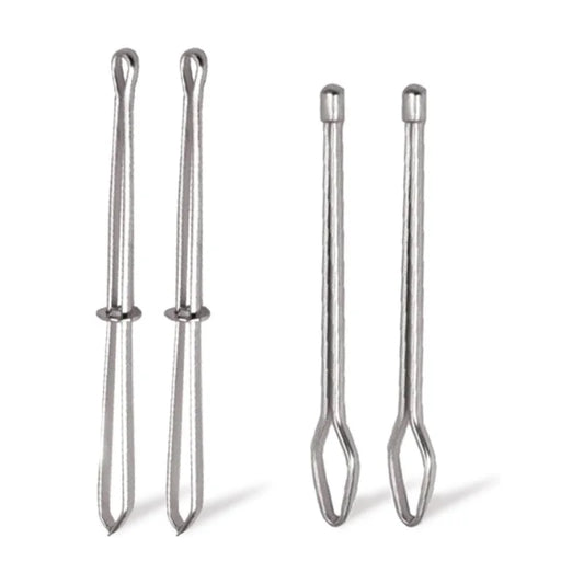 Bodkin Drawstring Threaders Metal Threader Tweezers Easy Quick Insert Peaceful Pleasures Health and Wellness 4PCS