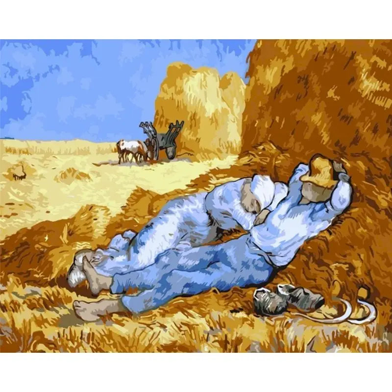 Van Gogh Sky Paint by Numbers Kit | 60x75cm Canvas Art