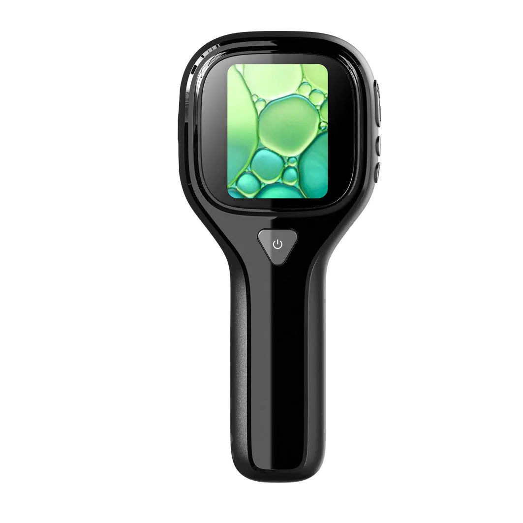 Portable Optical Microscope Magnifying Glass Toy Handheld Mini Student Experimental Science Handheld Microscope Peaceful Pleasures Health and Wellness black
