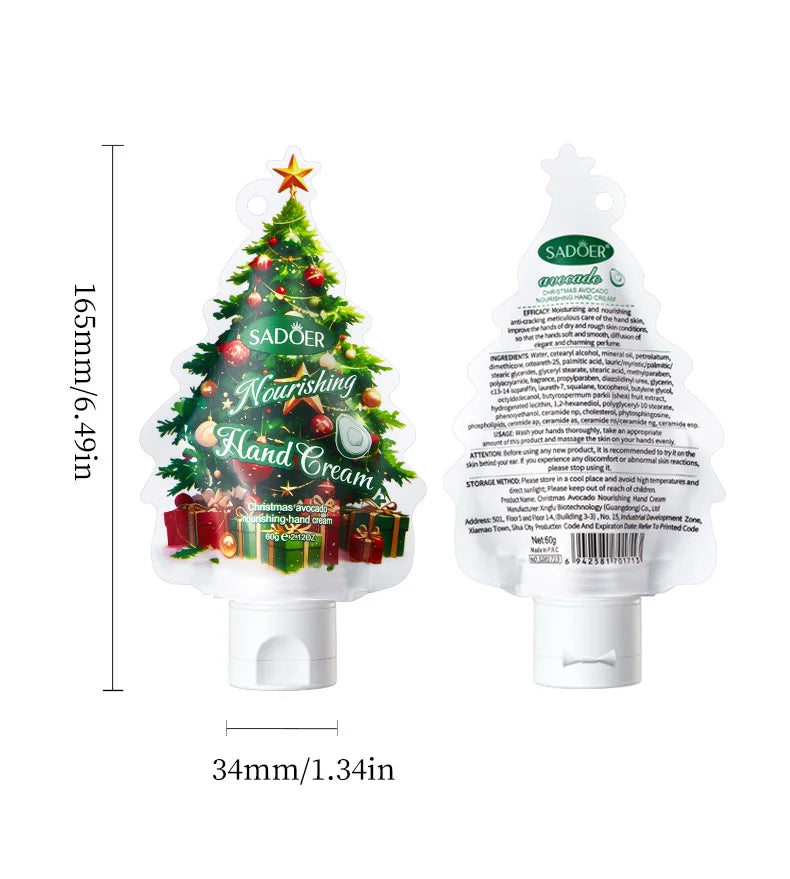 Rice Hand Cream Volumizing Rejuvenating Nourishing Moisturizing Refreshing Non-Greasy Hand Care Cream 30g Peaceful Pleasures Health and Wellness Avocado