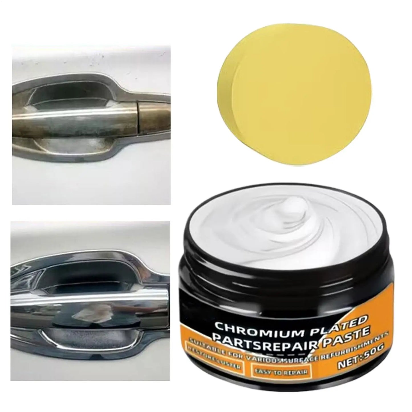 Chrome Polish Metal Repair Cream 50g – Scratch & Rust Remover