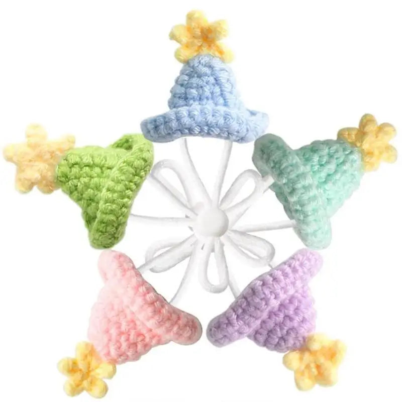 Handmade Knitted Hat for Hamster, Parrot & Small Pets