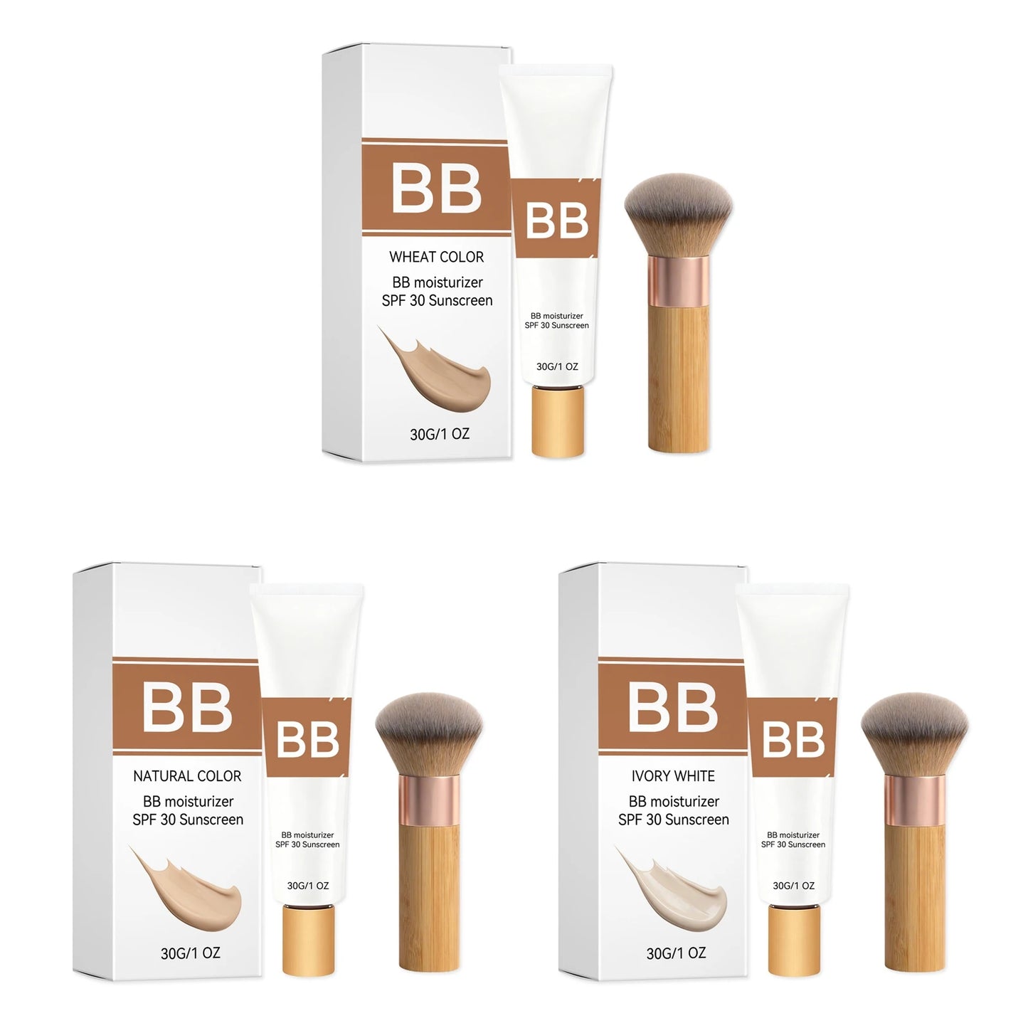 SPF30 BB Cream – Moisturizing, Concealing & Waterproof, 30g