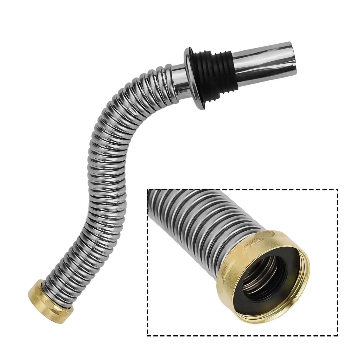 Bathroom Stainless Steel Sink Siphon Useful Waste Drain Valve