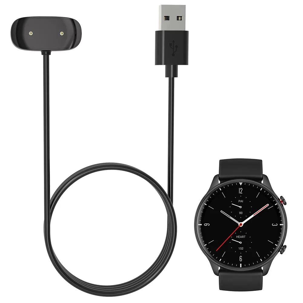 Amazfit Charger Cable for GTS 4/2 Mini, GTR 2, Bip 5, T-Rex Pro Peaceful Pleasures Health and Wellness