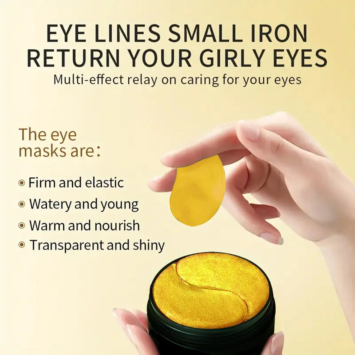 Snail Collagen Eye Mask – Glycerin & Panthenol, 60 Pcs