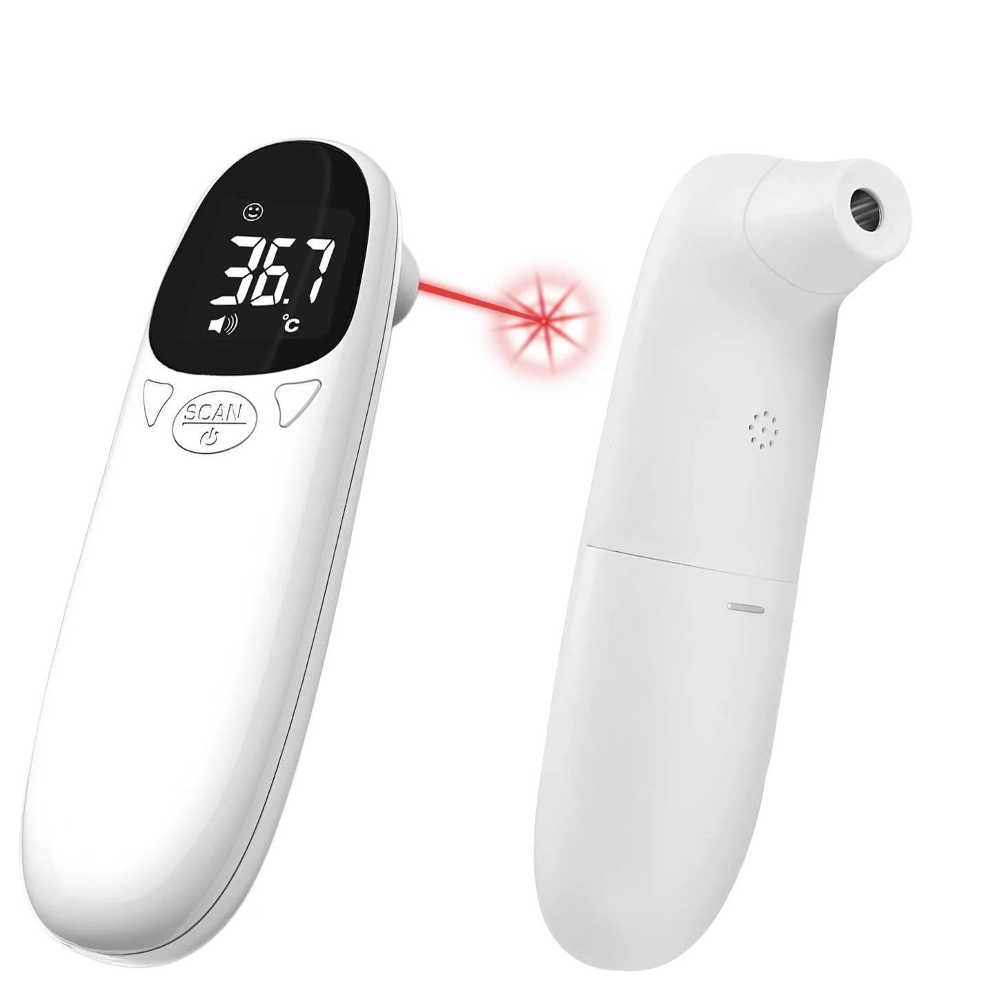 LCD Display Infrared Forehead Thermometer Fast Measure ℃/℉ IR Body Thermometer for PET Fever Detection veterinaria veterinary Peaceful Pleasures Health and Wellness