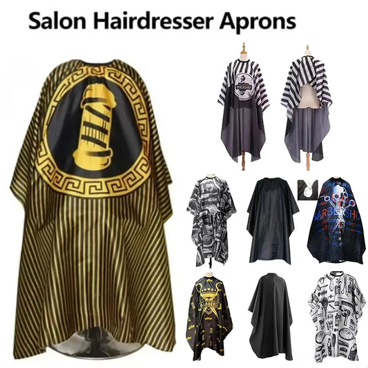 Waterproof Haircut Cape | Retro Barber Salon Cutting Apron Barber Cutting Cape Peaceful Pleasures Health and Wellness