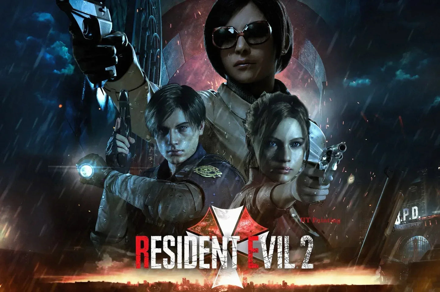 Classic Hot Video Game Resident-Evil 2 3 4 All Characters Vintage Poster Canvas Painting Wall Art Pictures Home Gamer Room De Peaceful Pleasures Health and Wellness 24 50x70cm