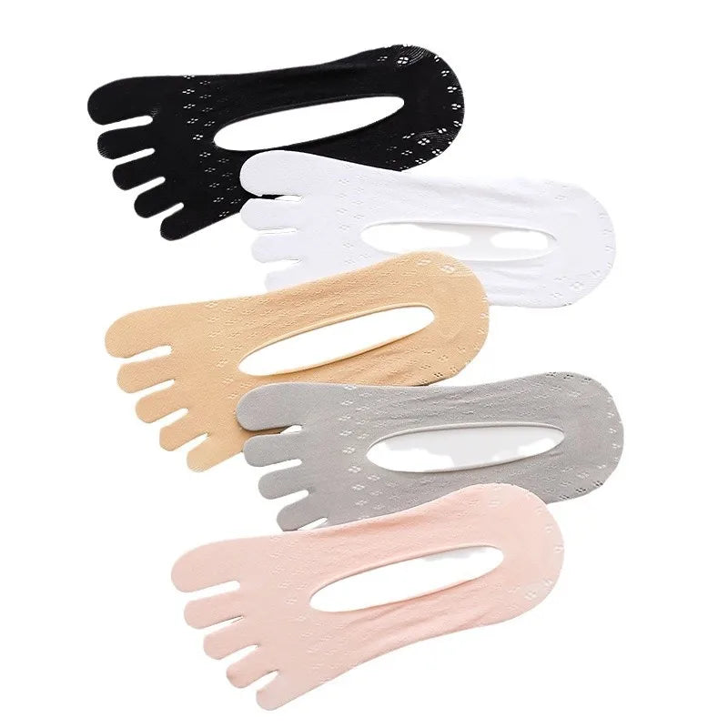 Men's Breathable Cotton Five Finger Toe Socks | Casual Summer