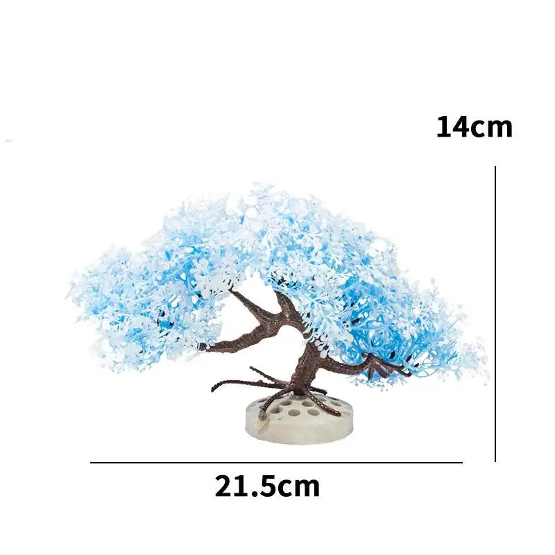 Artificial Cherry Blossom Tree Fish Tank Decoration