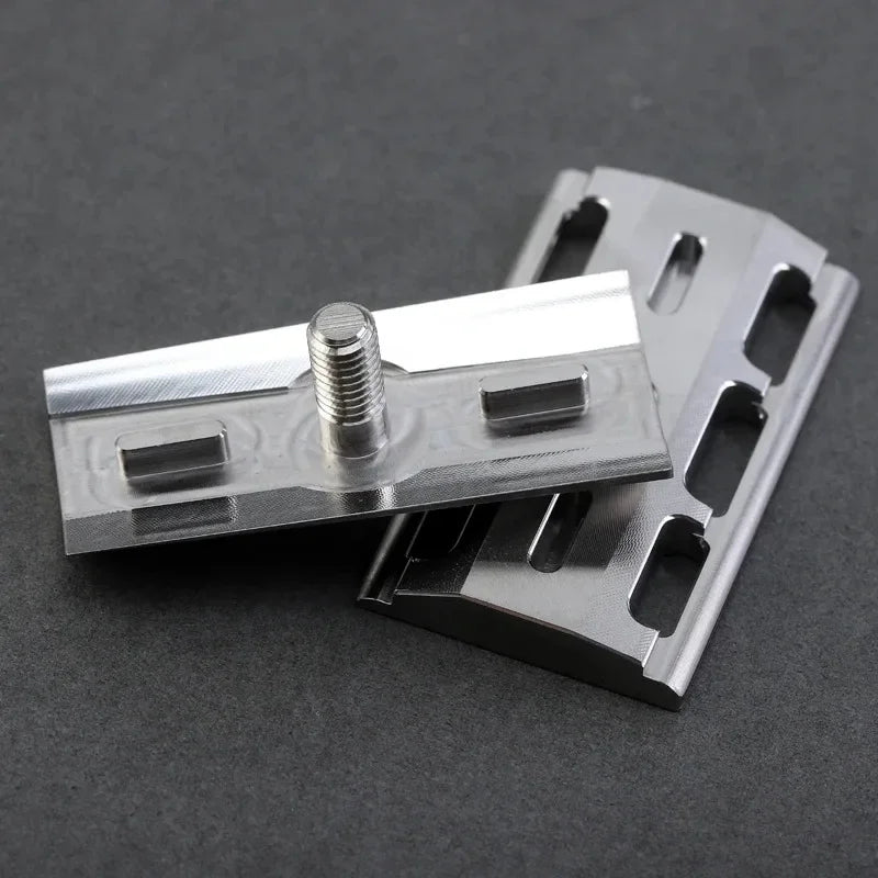 2026 Yaqi SLOPE Slant Safety Razor Head 316 Stainless Steel 0.90mm Blade Gap 43mm Length 24.6mm Width for Smooth Shaving Peaceful Pleasures Health and Wellness